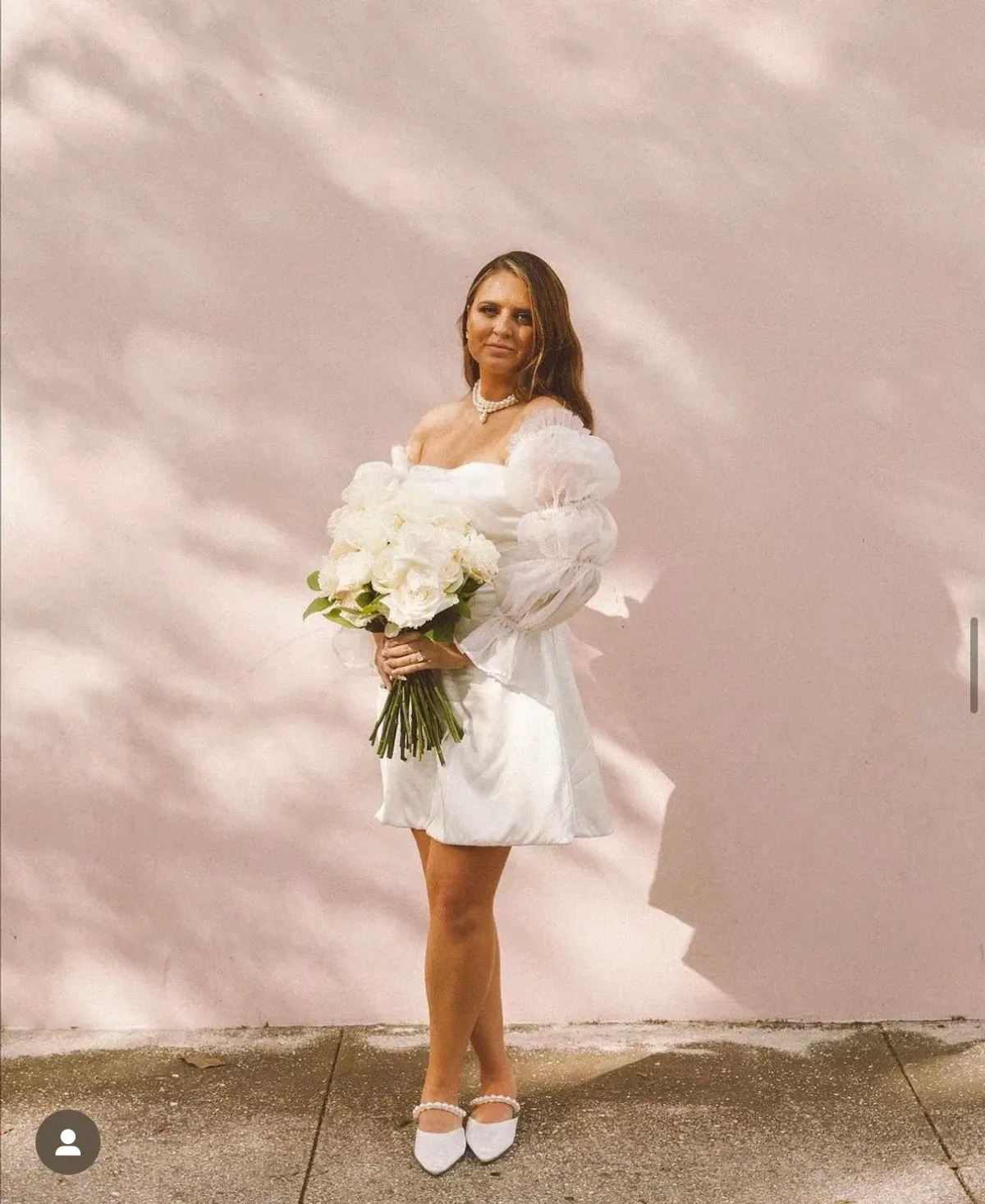 Lurelly White Cloud Dress Size US 6/ AU 10 - Image 3