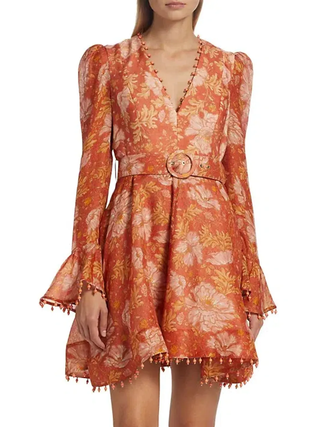 Zimmermann Kaleidoscope Mini Dress Floral Size 3 / Au 14 for rent on The Volte - main image