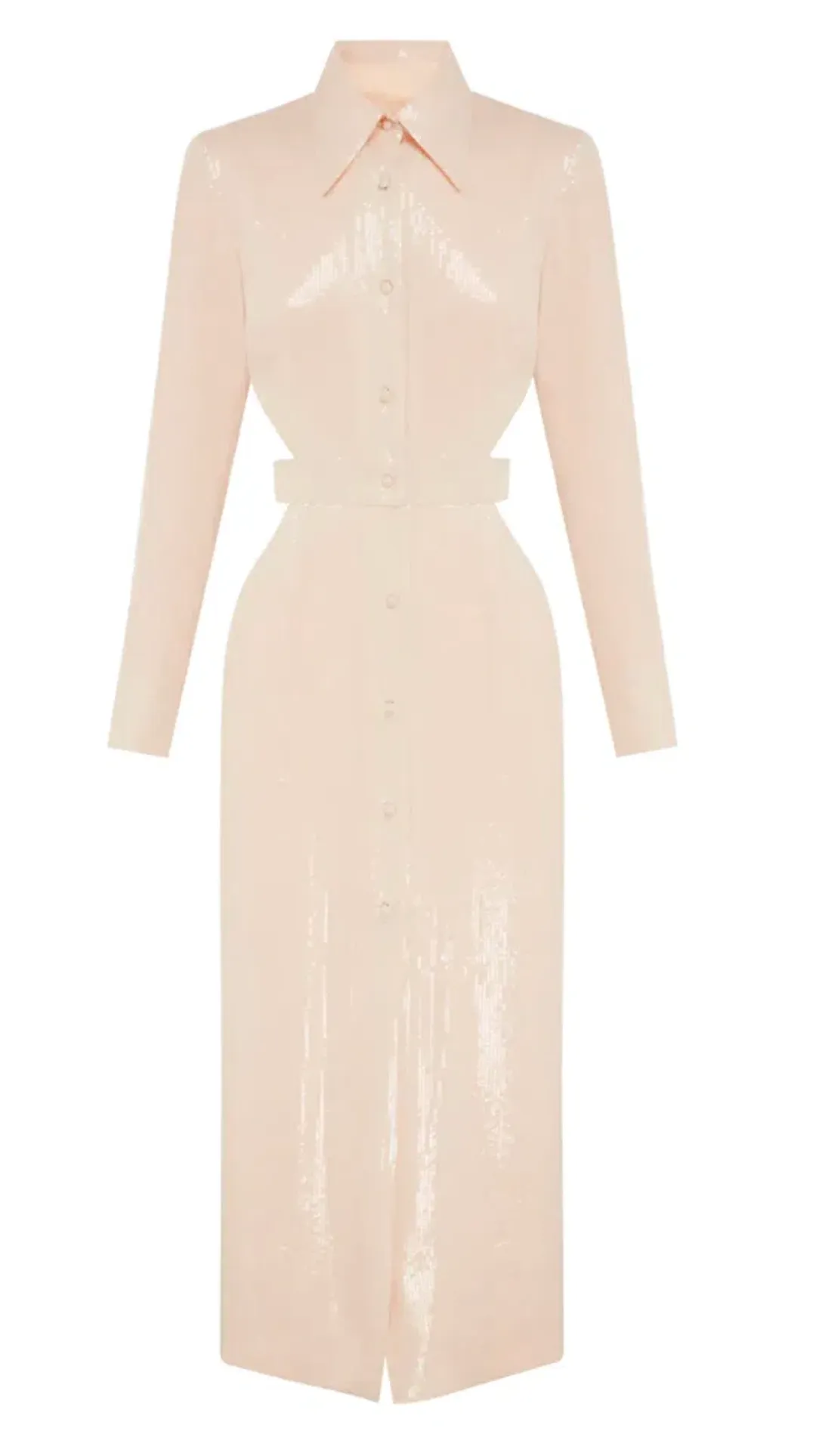 Alice McCall Night Sky Trench Dress Pale Pink Size 10 / M  for rent on The Volte - main image