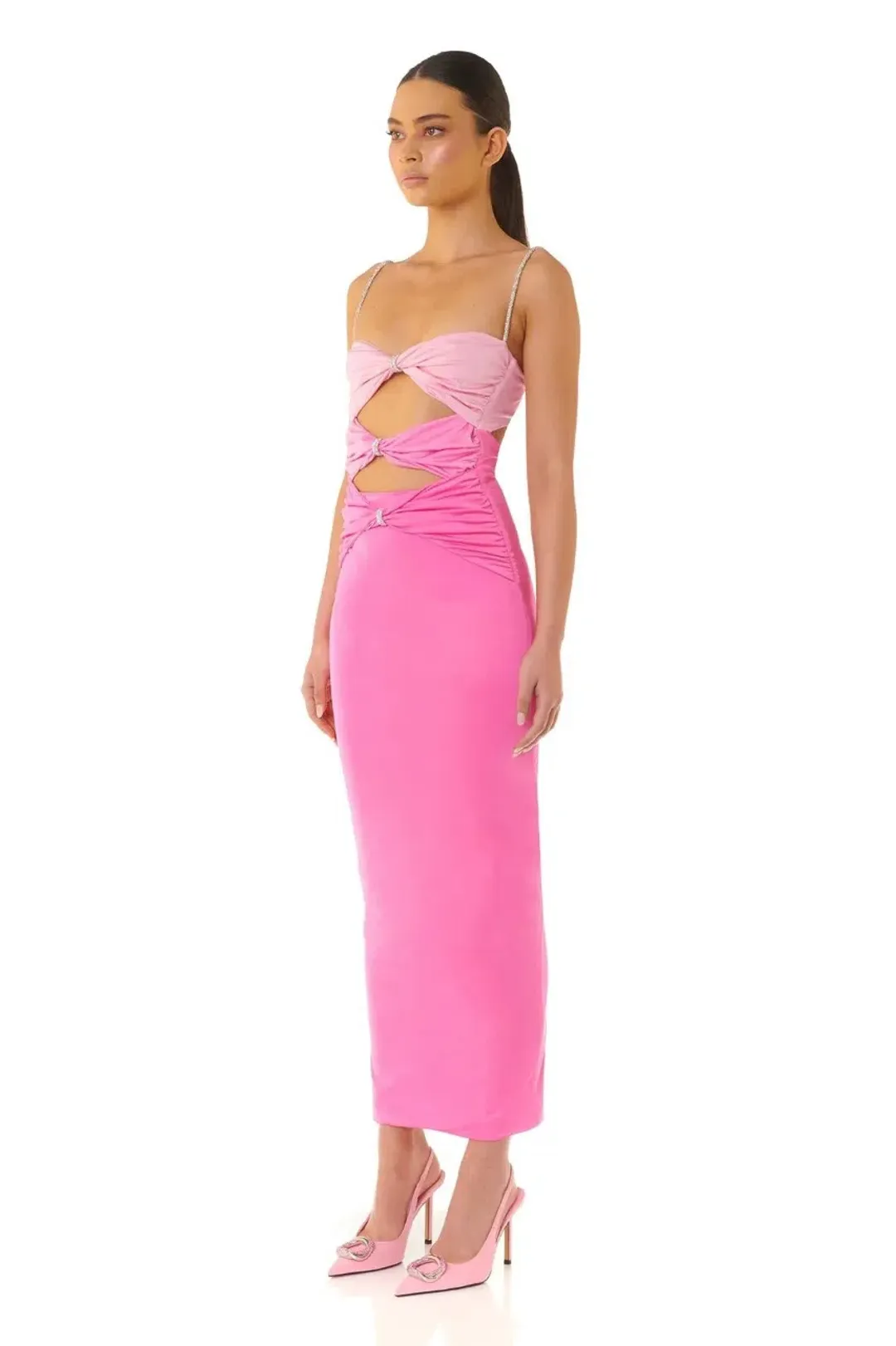 Eliya The Label Zora Dress in Pink Size M / Au 10-12 for rent on The Volte - main image
