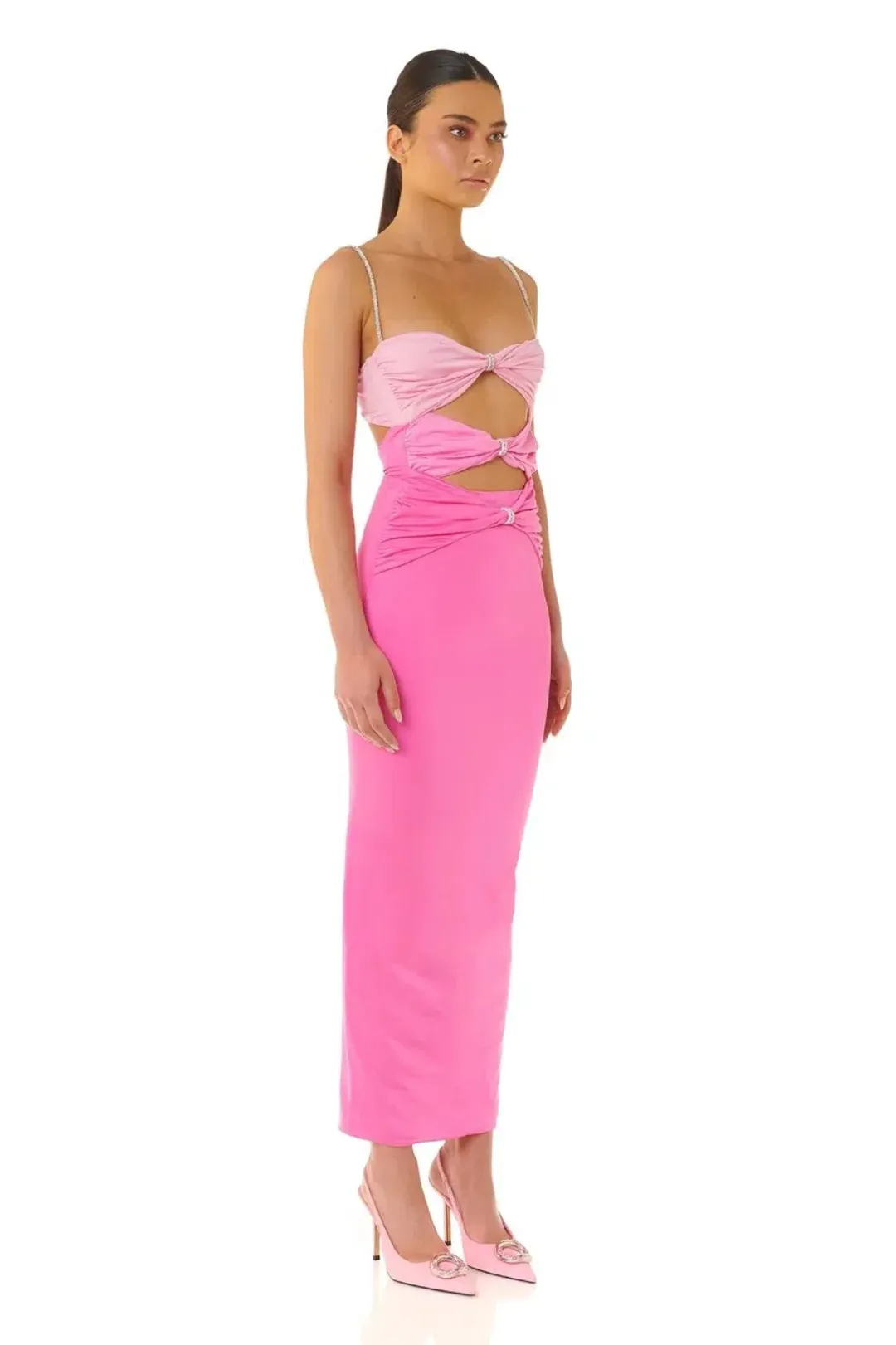 Eliya The Label Zora Dress in Pink Size M / Au 10-12 for rent on The Volte - main image