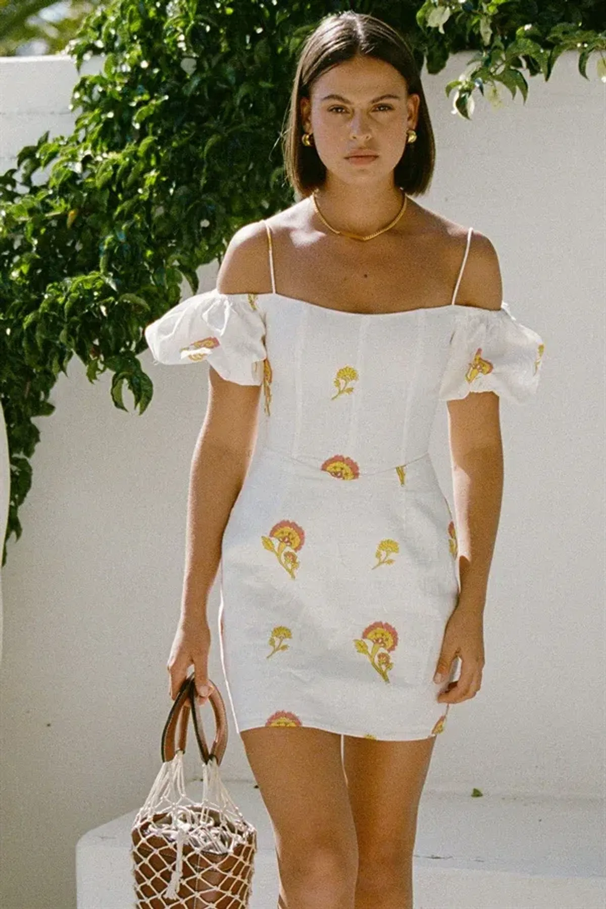 Sabo Skirt Loretta Dress White Size AU 8 - Image 1