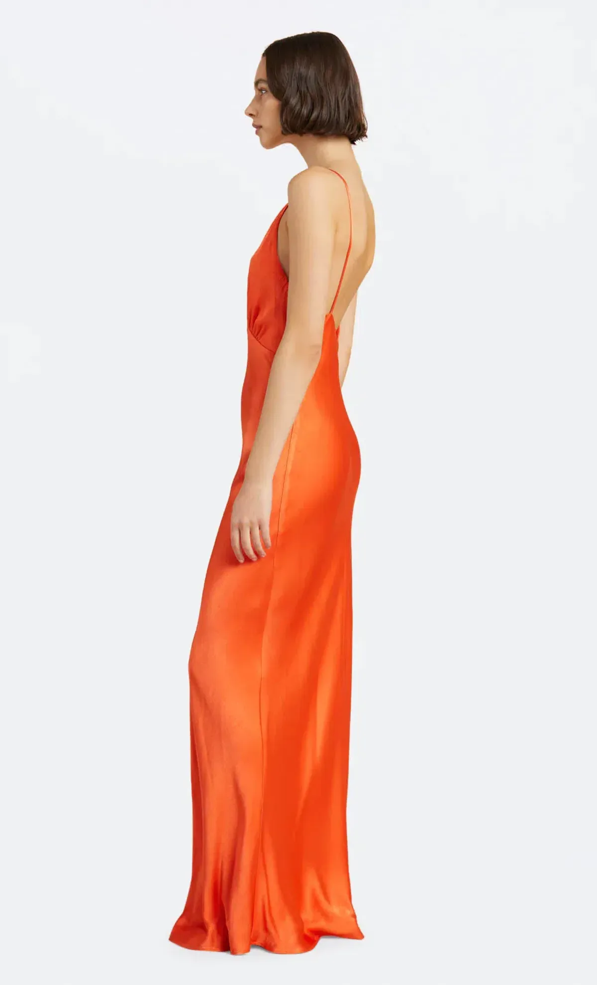 Bec & Bridge Lorelai V Maxi Dress in Fire Red Size AU 8 - Image 2