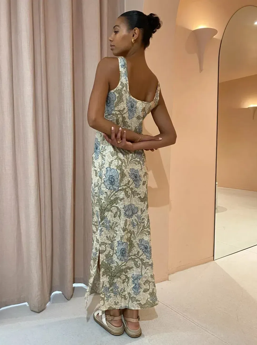 Sir The Label Maev Slip Dress Florence Print Size 3 / AU 12 for rent on The Volte - main image