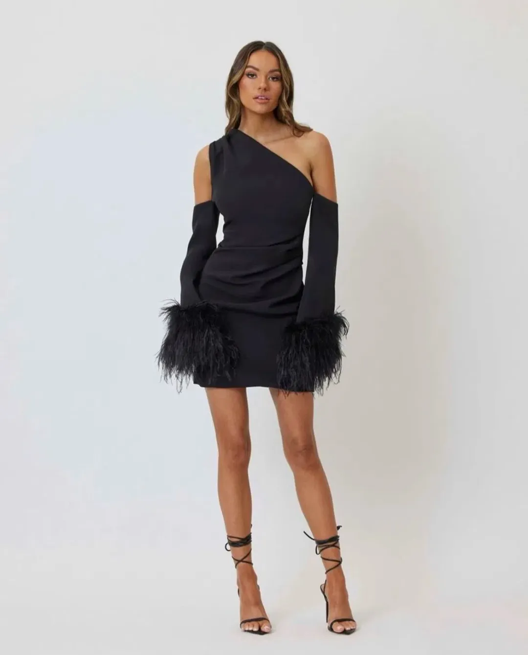 Bianca and Bridgett Dezi Mini Dress Black Size 8 / S for rent on The Volte - main image