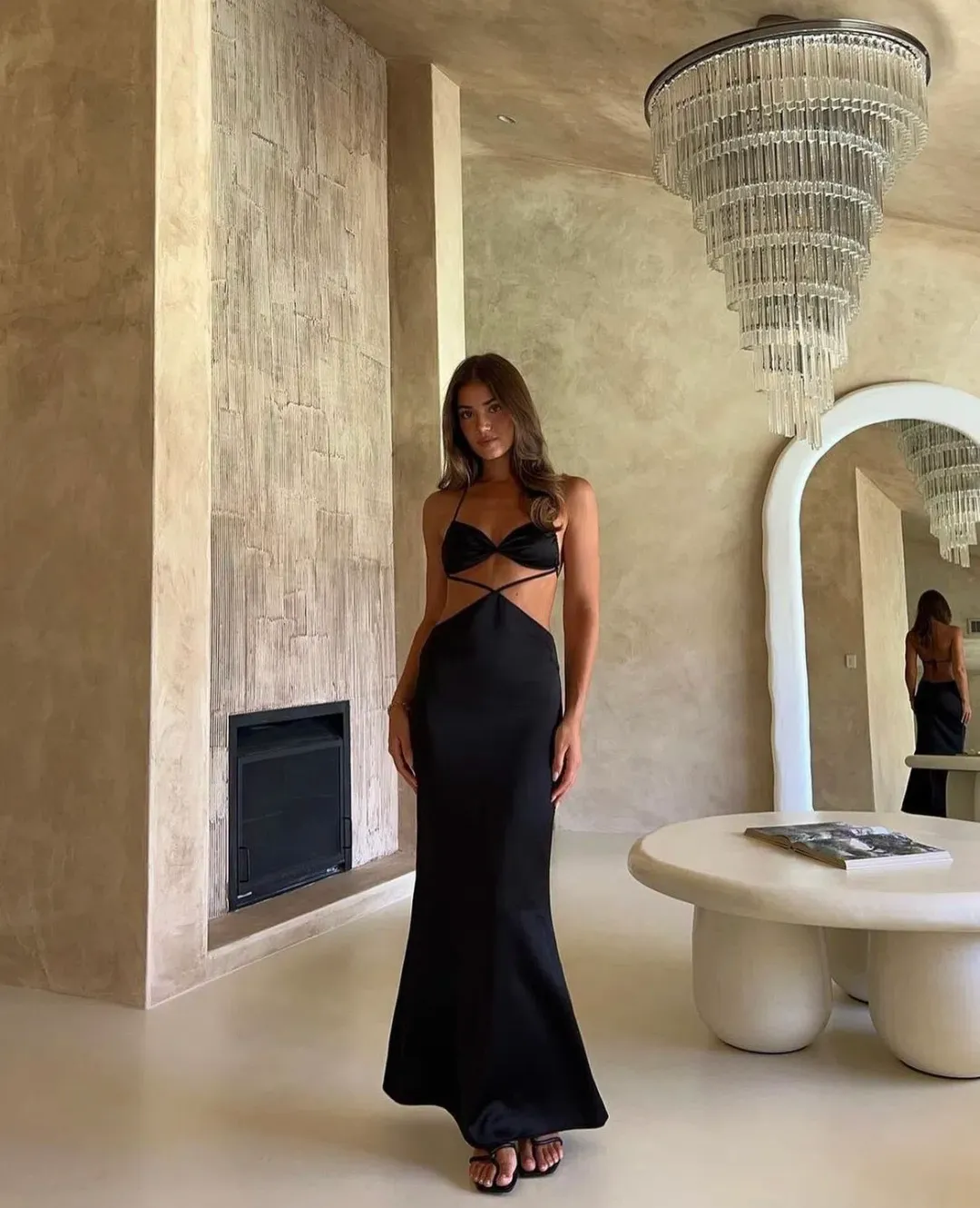 Arcina Ori Vanessa Maxi Dress Black Size XS / 6 for rent on The Volte - main image