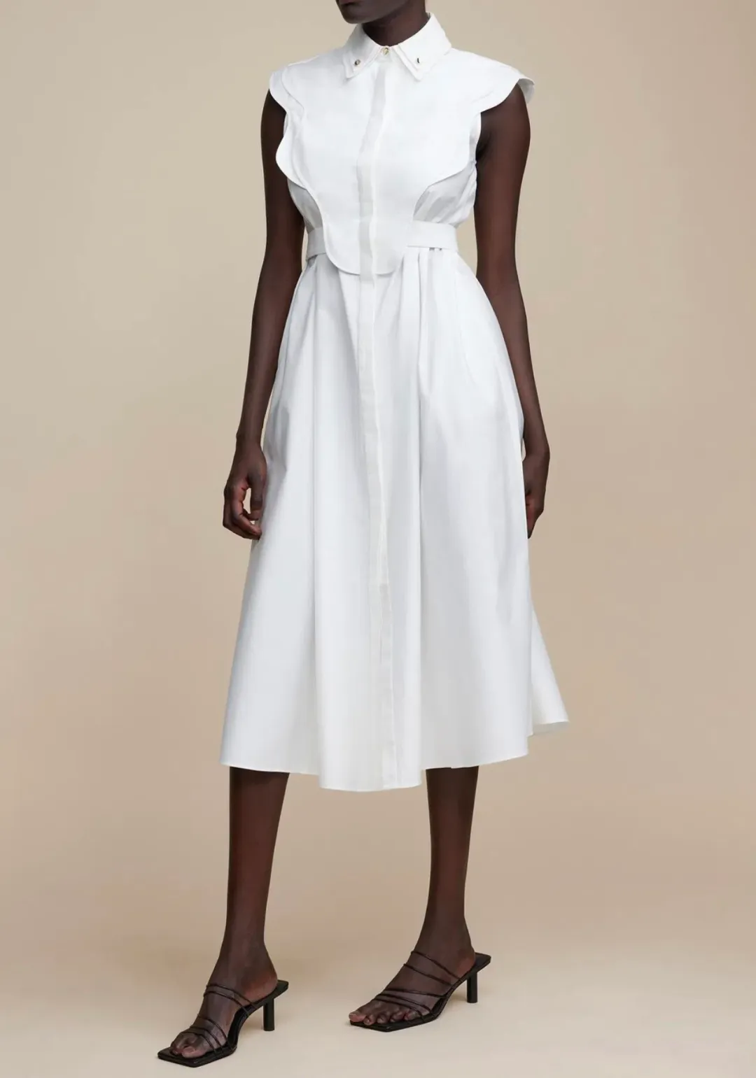 Acler Hume Dress White Size AU 6 for rent on The Volte - main image
