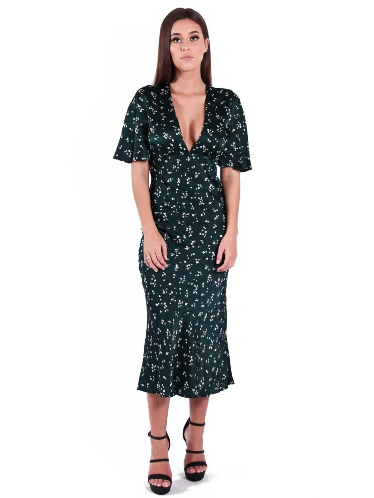 Bec & Bridge Jardin Midi dress Green Size 14 - Image 5