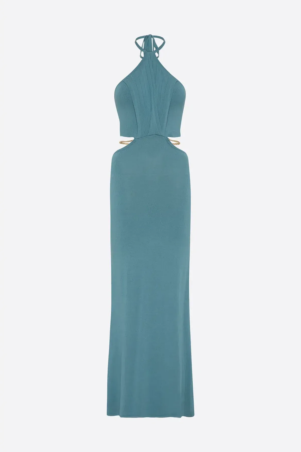 Manning Cartell Limitless Knit Chain Dress Blu Oxide Size S/Au 8 - Image 5