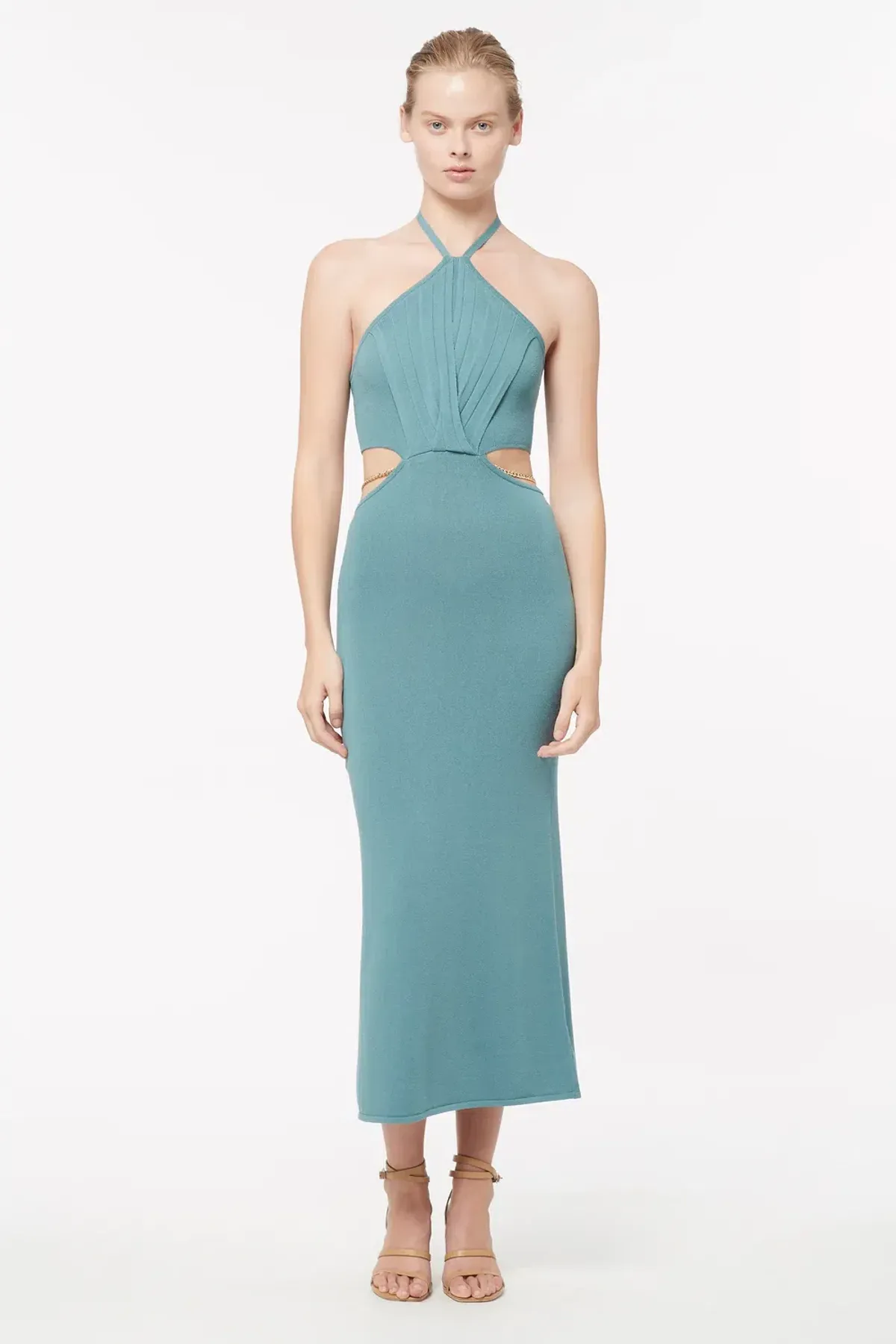 Manning Cartell Limitless Knit Chain Dress Blu Oxide Size S/Au 8 - Image 1