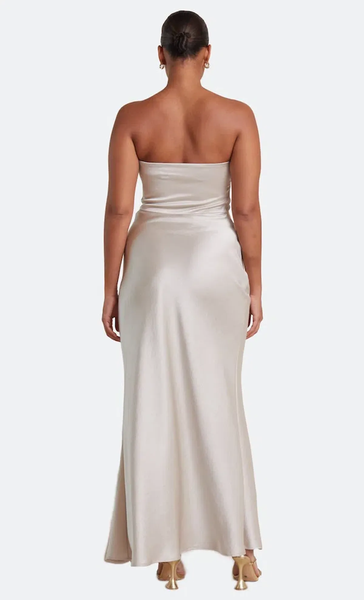 Bec & Bridge The Dreamer Strapless Maxi Dress in Sand Size 10 / M - Image 2