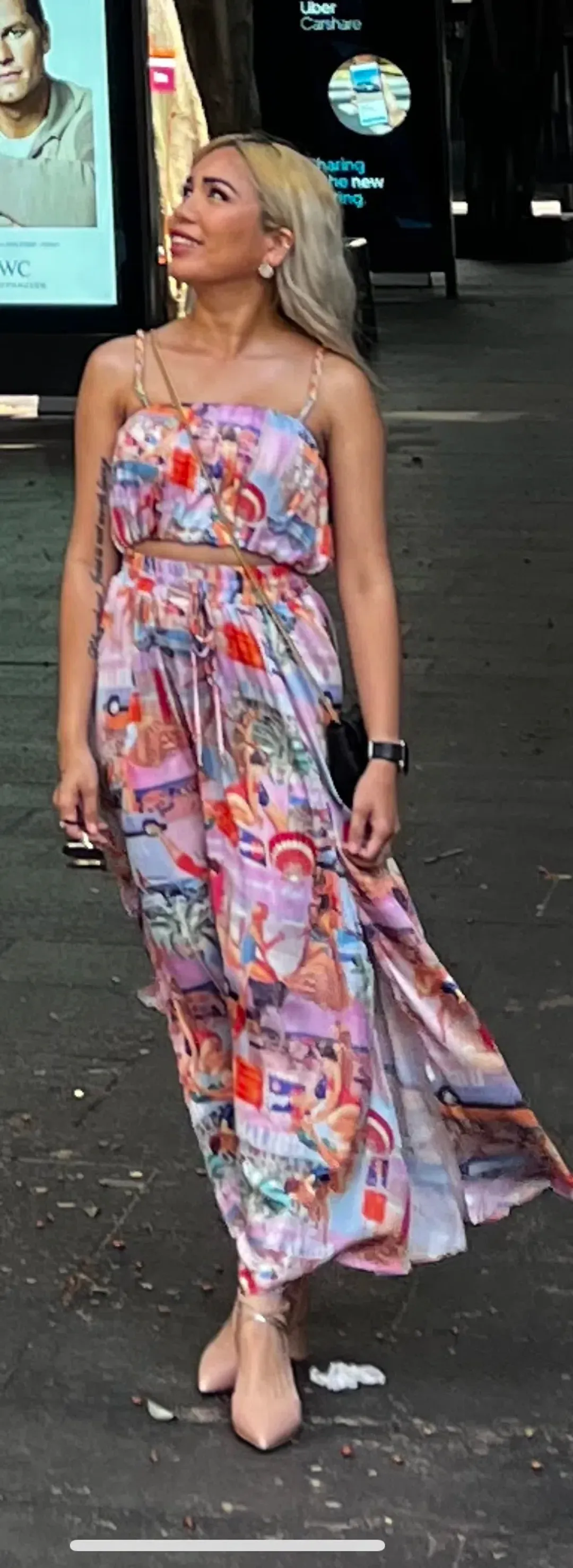 Sheike Malibu Dreams Top & Skirt Set Print Size 6 / XS for rent on The Volte - main image