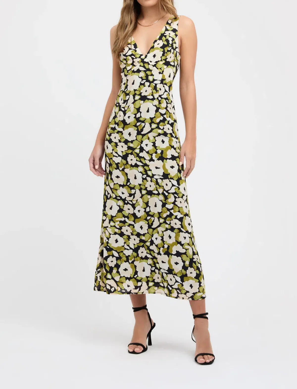 Kookai Paula Midi Dress Floral Size 40 / Au 12 - Image 1