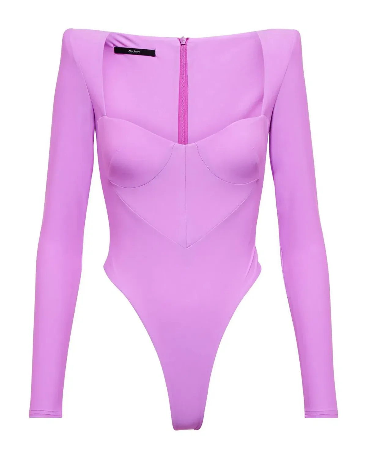 Alex Perry Reese Bodysuit and Logan Ruched Mini Skirt Set Pink Size XS / Au 6 - Image 4