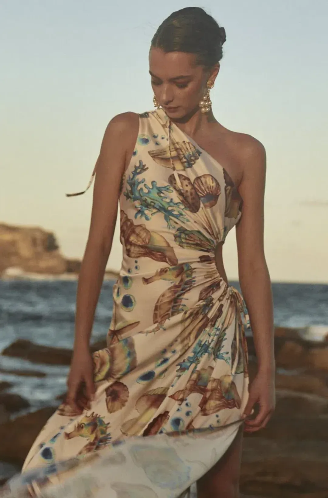 Sonya Moda Nour Maxi Dress Seashell Size 10 / M for rent on The Volte - main image