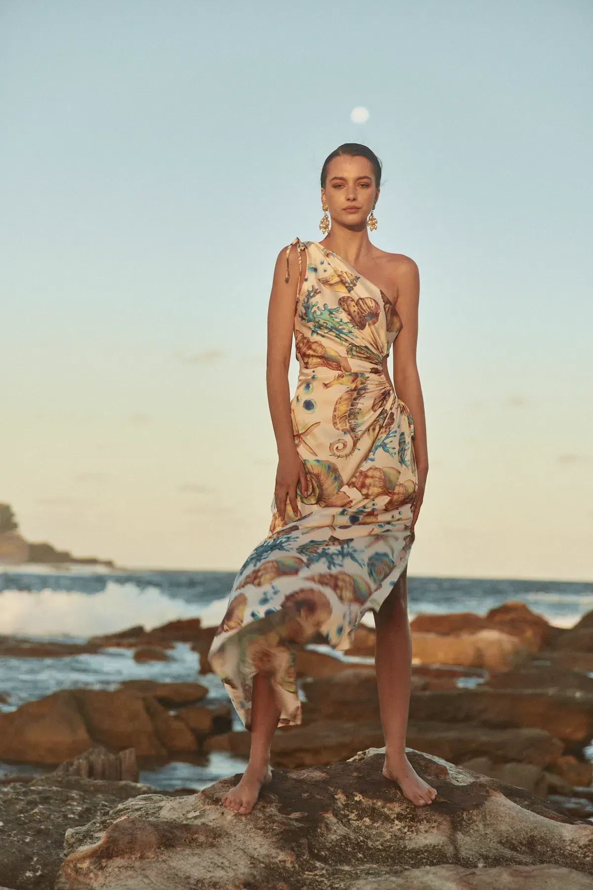 Sonya Moda Nour Maxi Dress Seashell Size 10 / M - Image 1