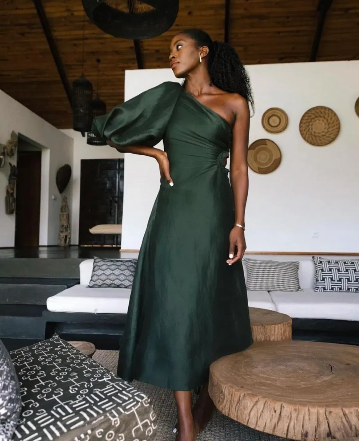 Aje Concept Dress in Green Size 10 - Image 3