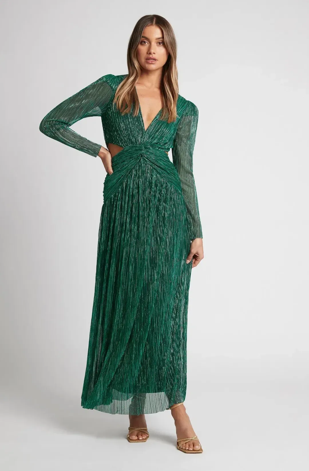 Sheike Millennium Dress Green Size 16 for rent on The Volte - main image