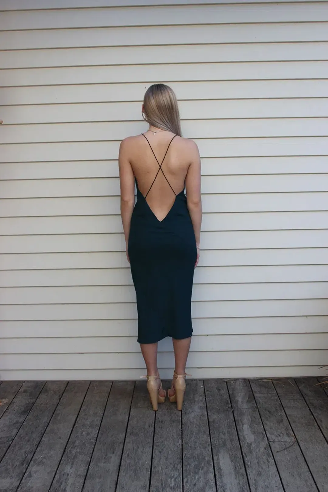 Maurie and Eve Sunrise Dress Teal Size 8 for rent on The Volte - main image