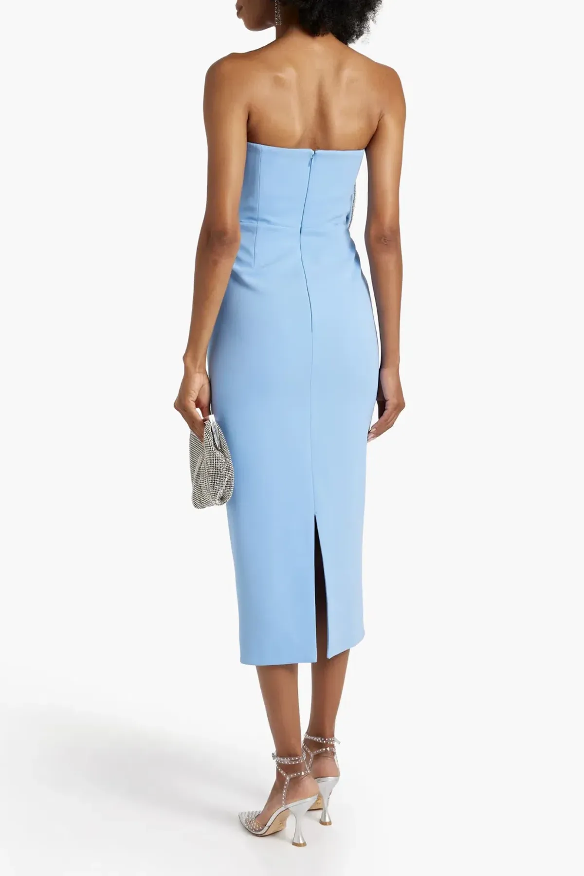 Rachel Gilbert Santiago Dress Sky Blue Size 8 - Image 2