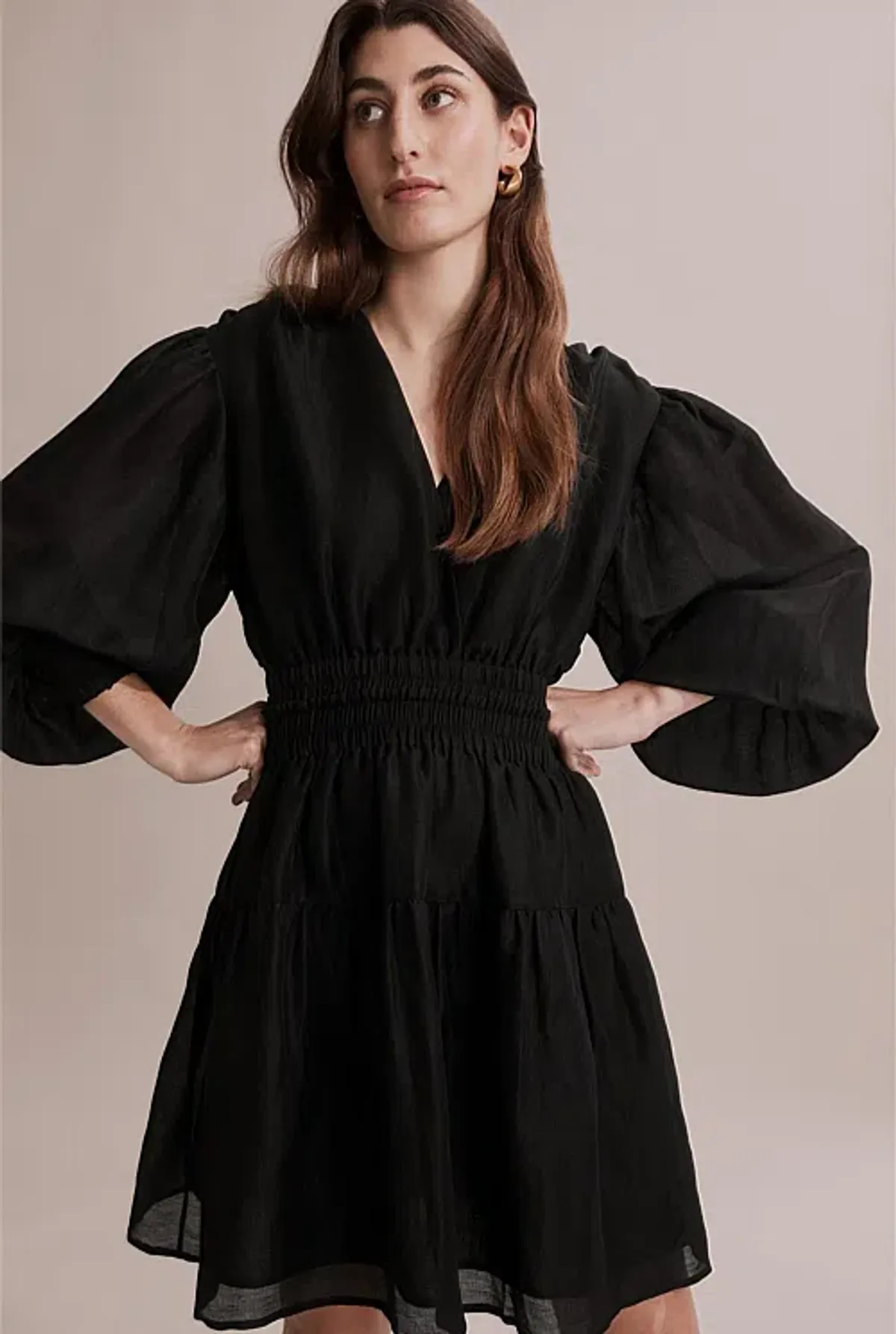 Country Road Gathered Detail Dress - Image 1