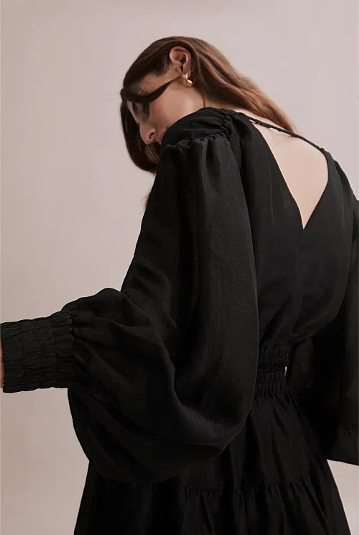 Country Road Gathered Detail Dress - Image 4