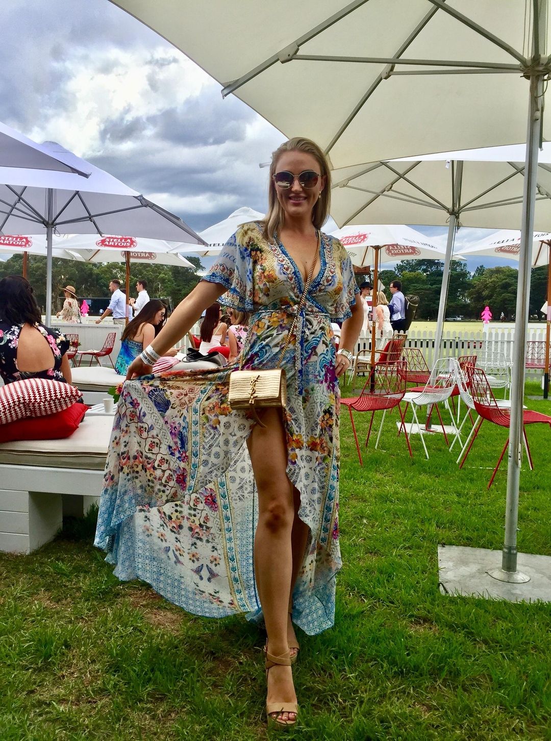 Camilla wrap dress for rent on The Volte - main image