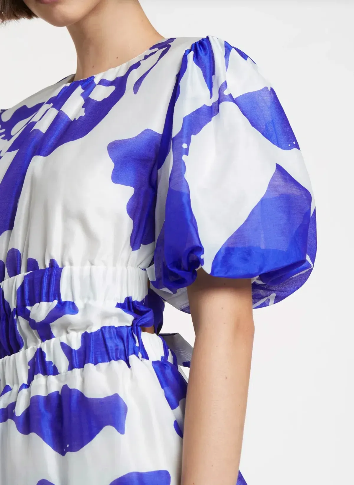 Sir the Label Vivi Open Back Mini Dress Merce Abstract Print Size AU 6 - Image 3