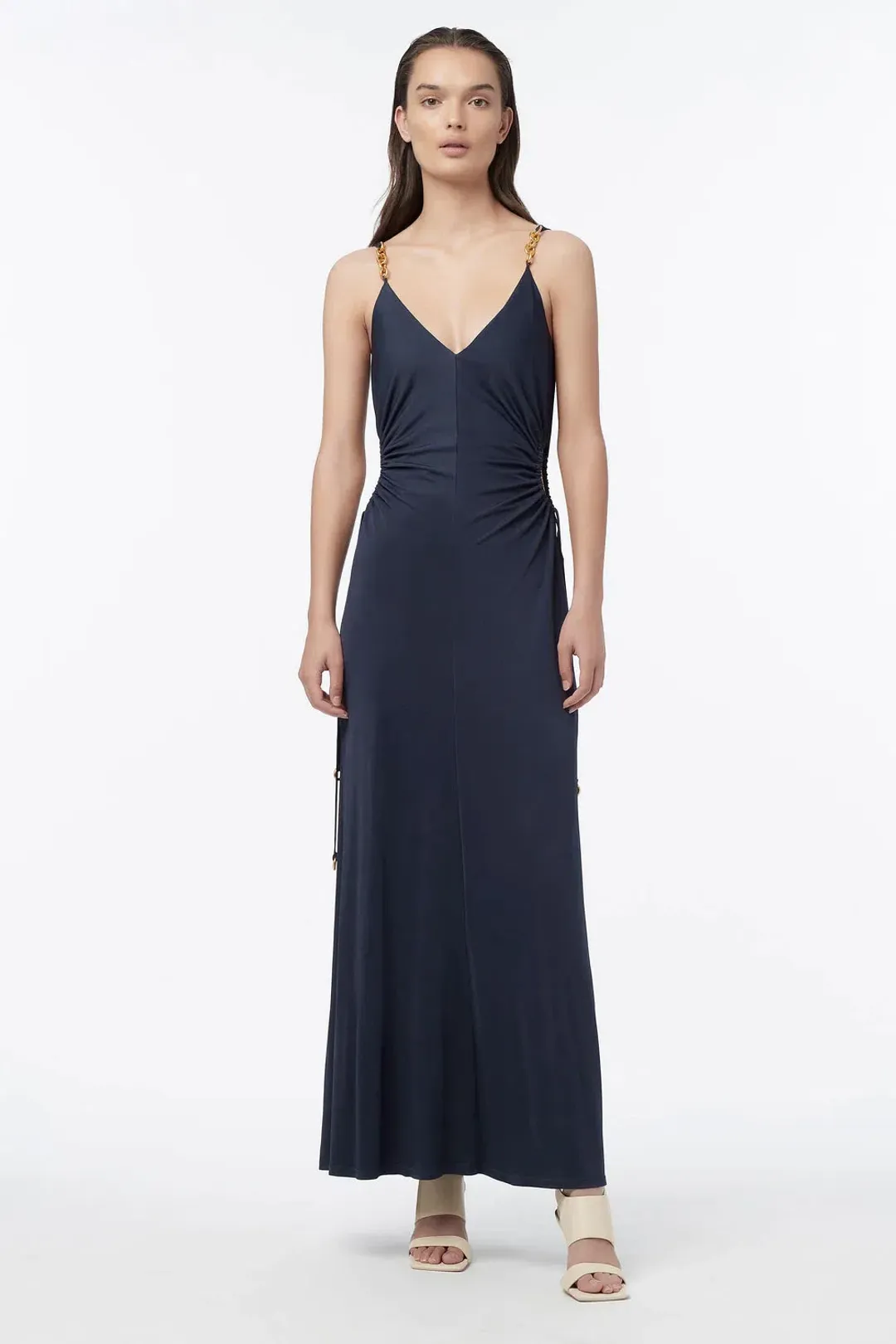 Manning Cartell Tuning In Chain Dress Navy Size 6  for rent on The Volte - main image