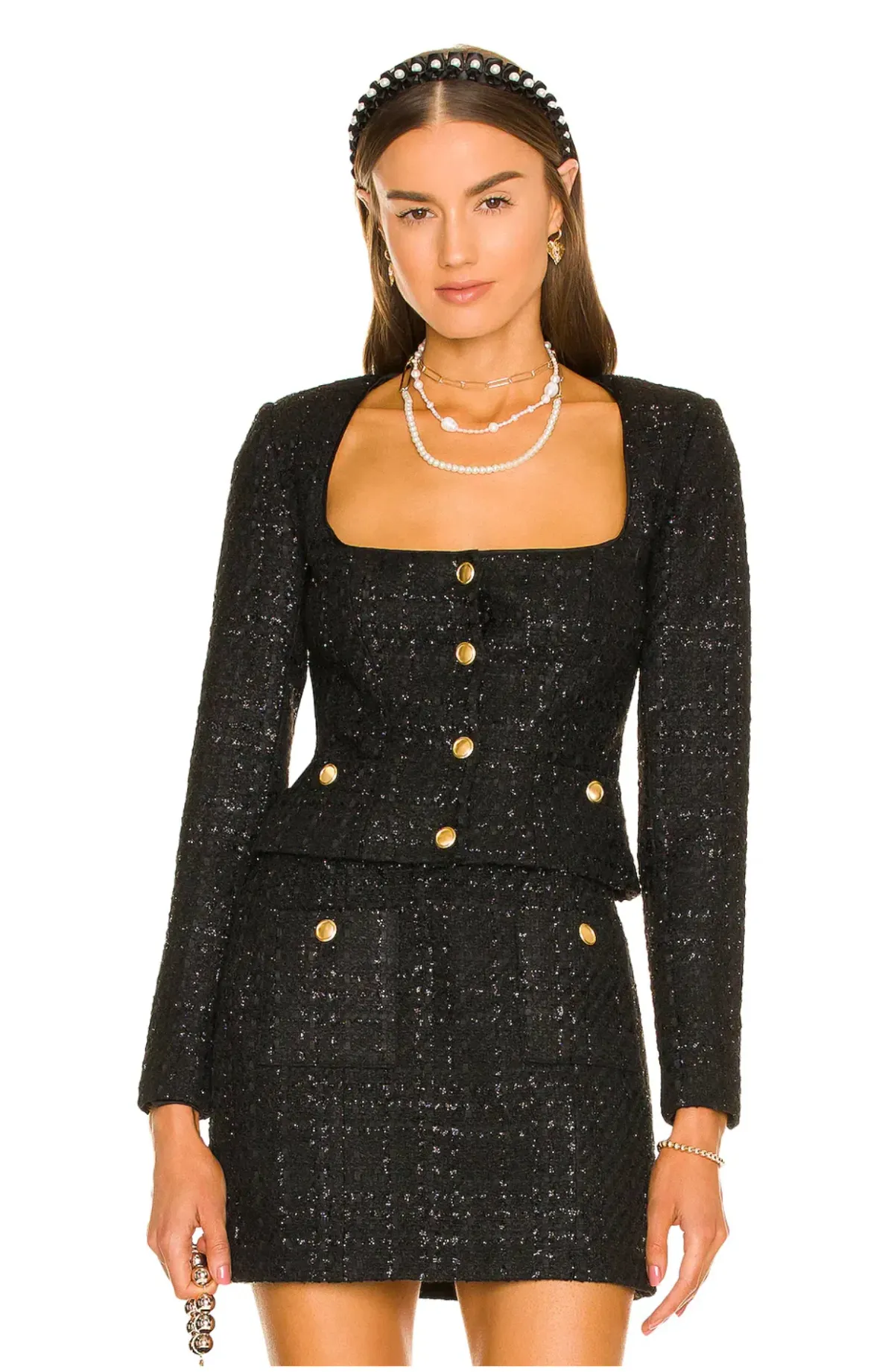 Assignment Bianca Jacket and Dionne Skirt Set Black Size XS / Au 6 - Image 2