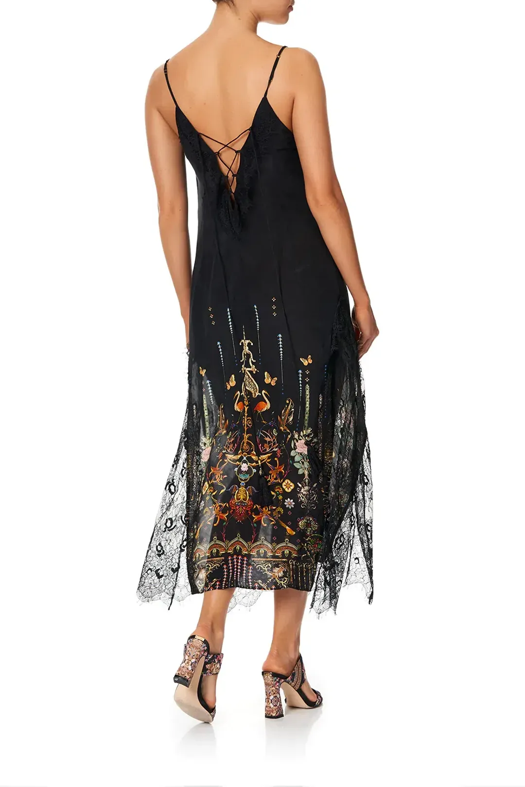 Camilla Rebelle Rebelle Midi Lace Slip Dress Size XS / Au 8 for rent on The Volte - main image