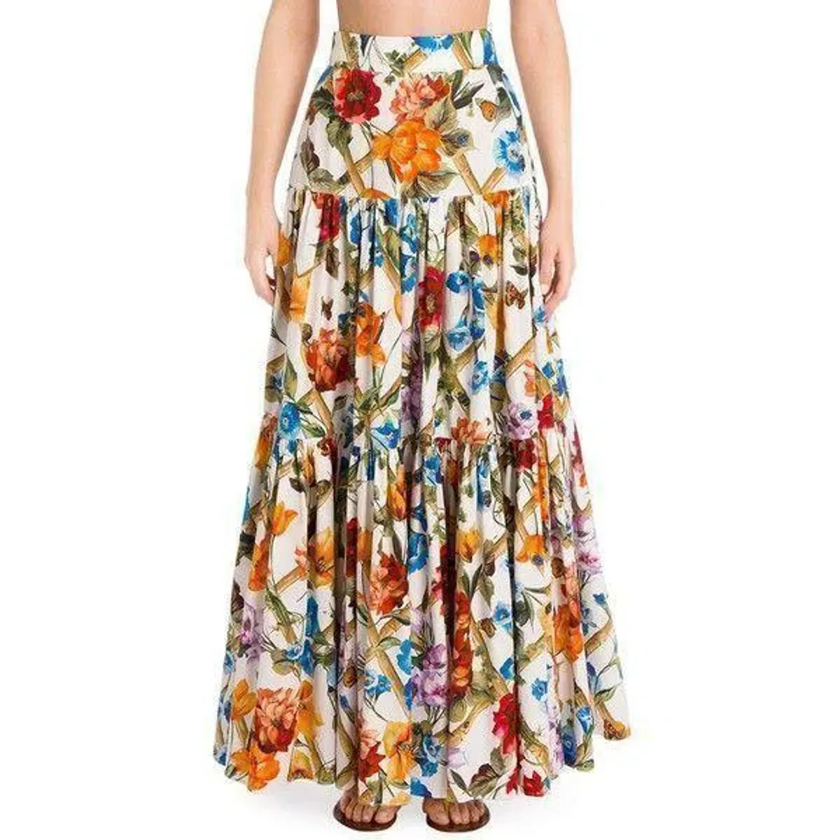 Dolce and Gabbana Bustier and Skirt Set Print Size 6 - Image 5