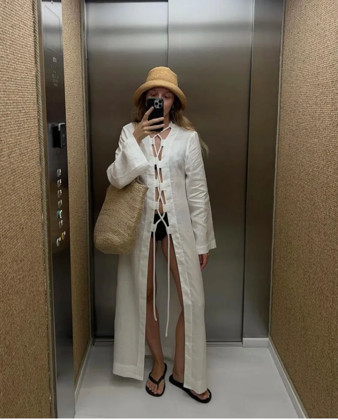 Sir the Label Mayra Corded Jacket White Size 8 for rent on The Volte - main image