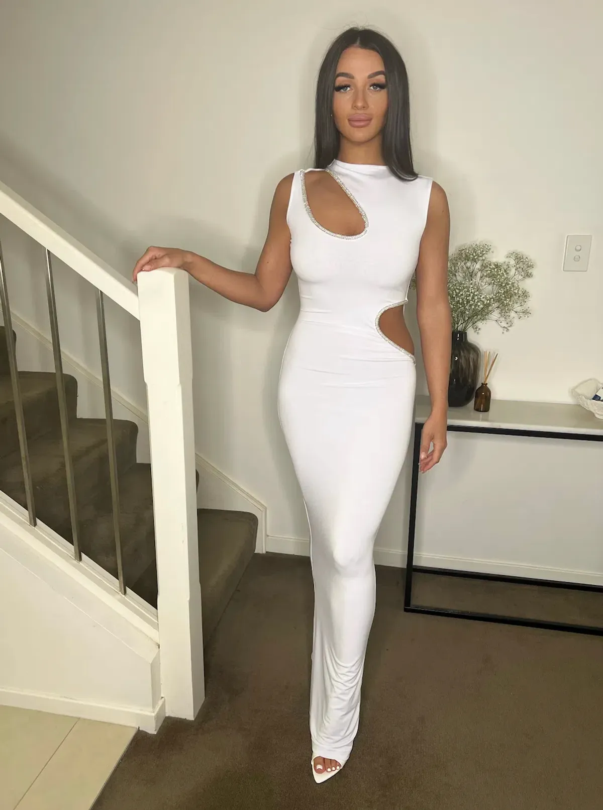 Ivona Skelo Vivia Dress White  Size 6/XS - Image 1