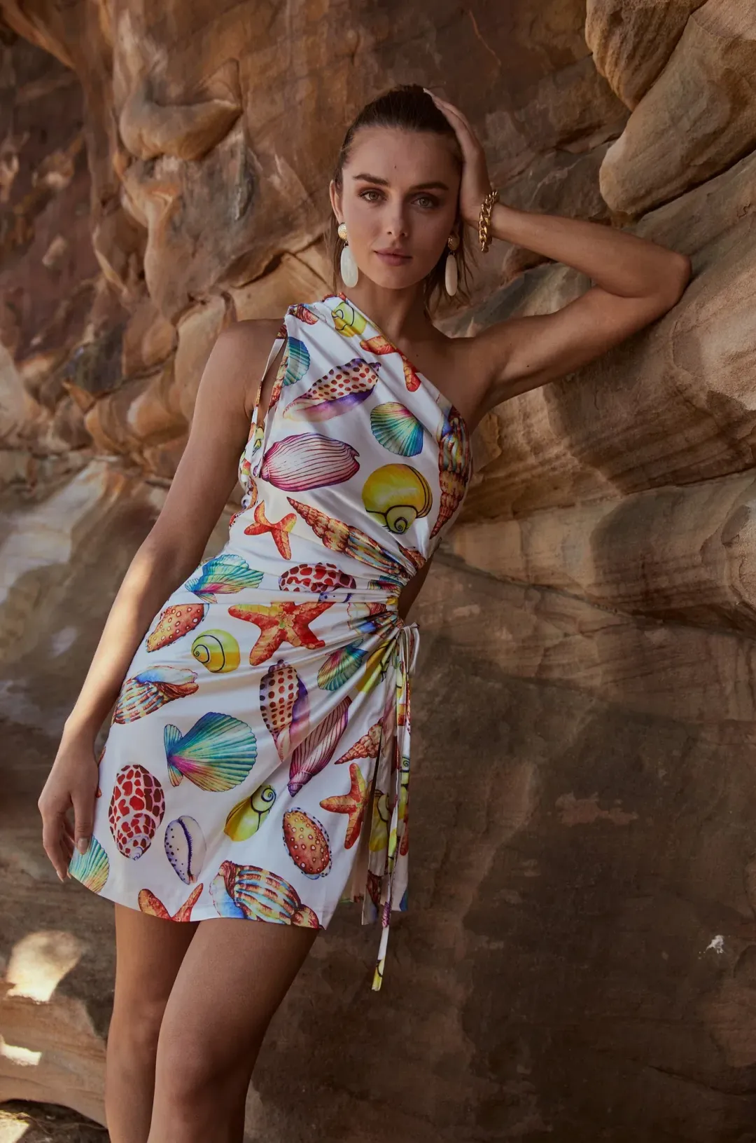 Sonya Moda Nour De La Mer Mini Dress Multi Size 8 for rent on The Volte - main image