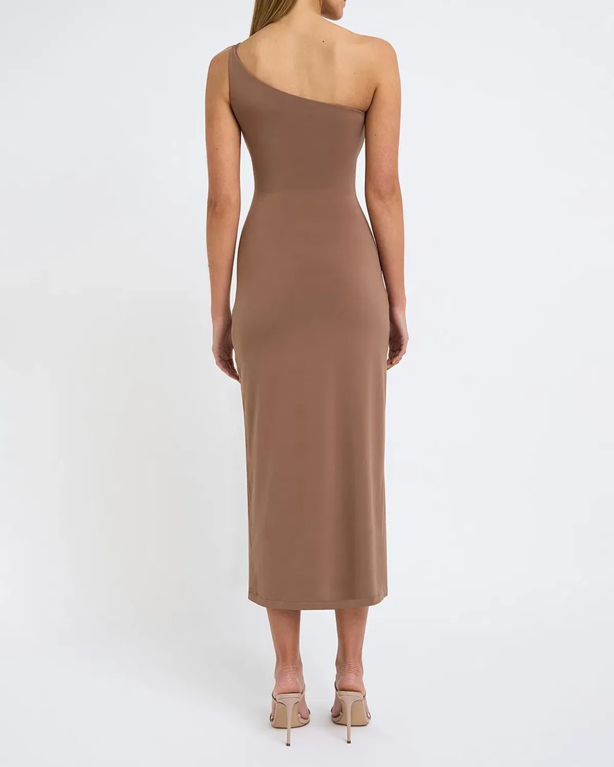 By Johnny - Siya Slice Gather Dress Brown Size AU 8 - Image 2