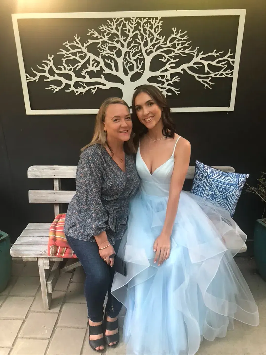 Madison James Dress (Ferrari Formalwear) In Light Blue Size AU 6 for rent on The Volte - main image