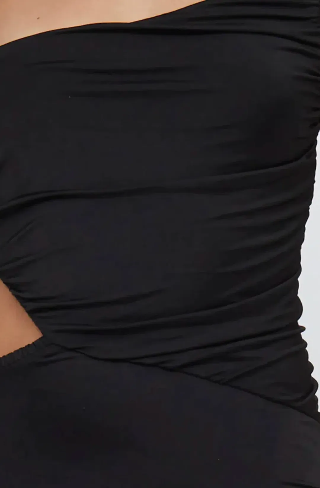 Bec and Bridge Ariel Asym Maxi Dress Black Size 6 for rent on The Volte - main image