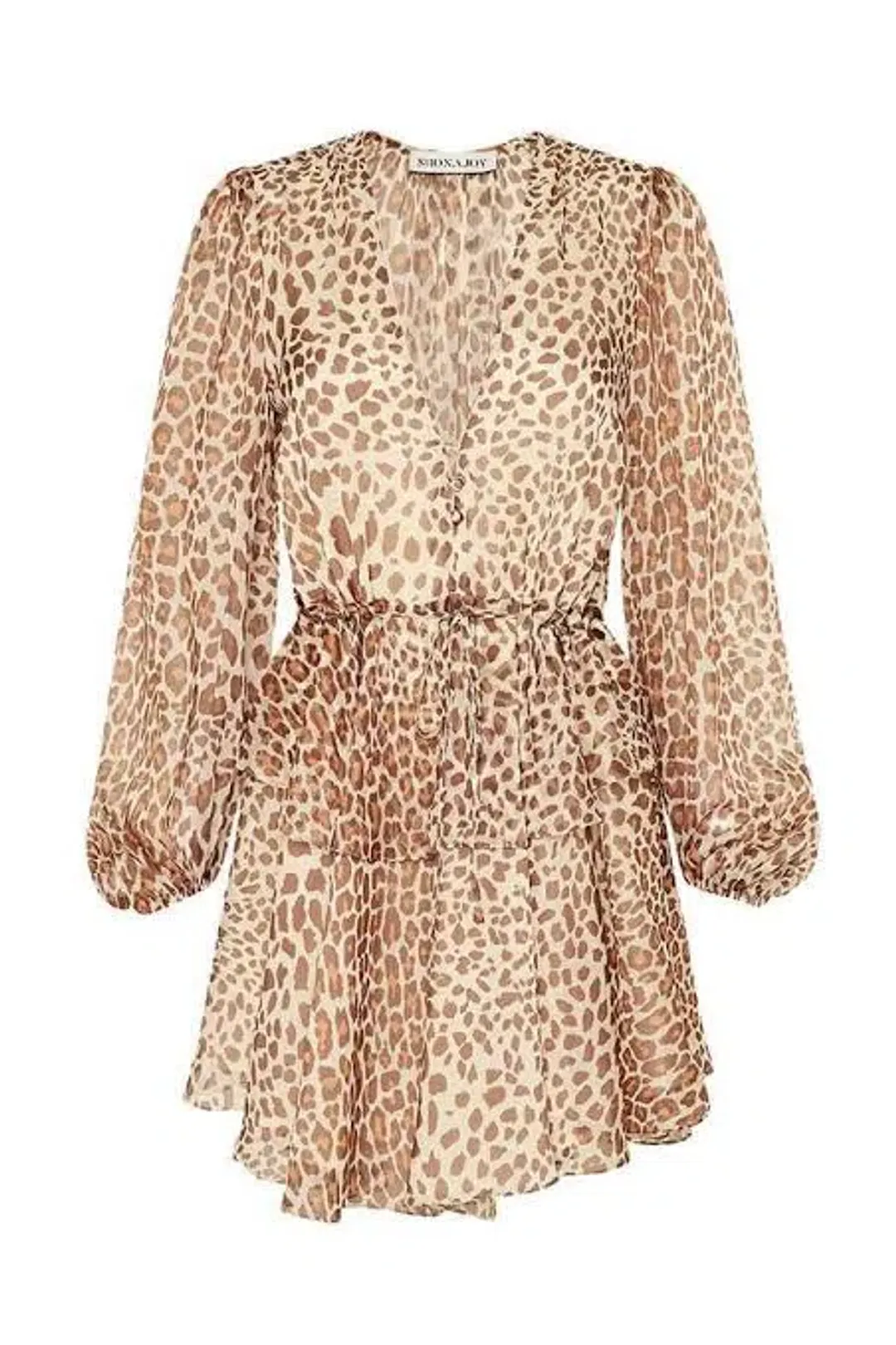 Shona Joy Ghetty Dress Leopard Print Size 8 for rent on The Volte - main image