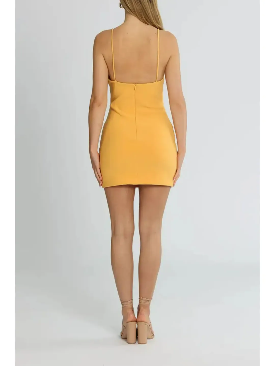 Bec & Bridge Cammi Mini Dress Orange Size AU 6 for rent on The Volte - main image