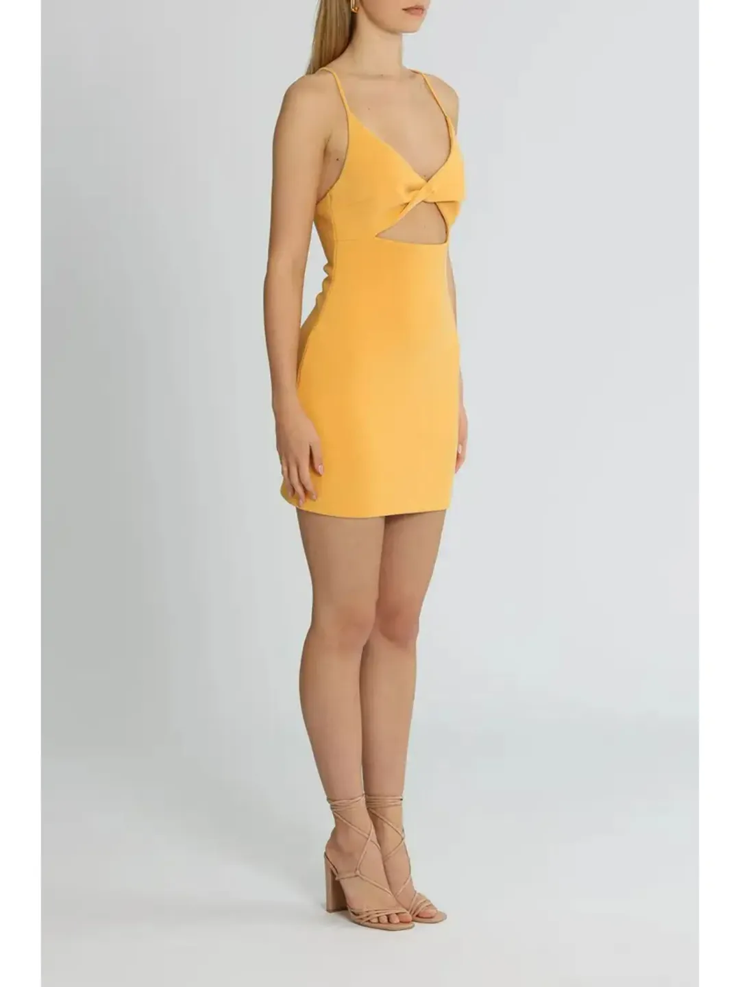 Bec & Bridge Cammi Mini Dress Orange Size AU 6 for rent on The Volte - main image