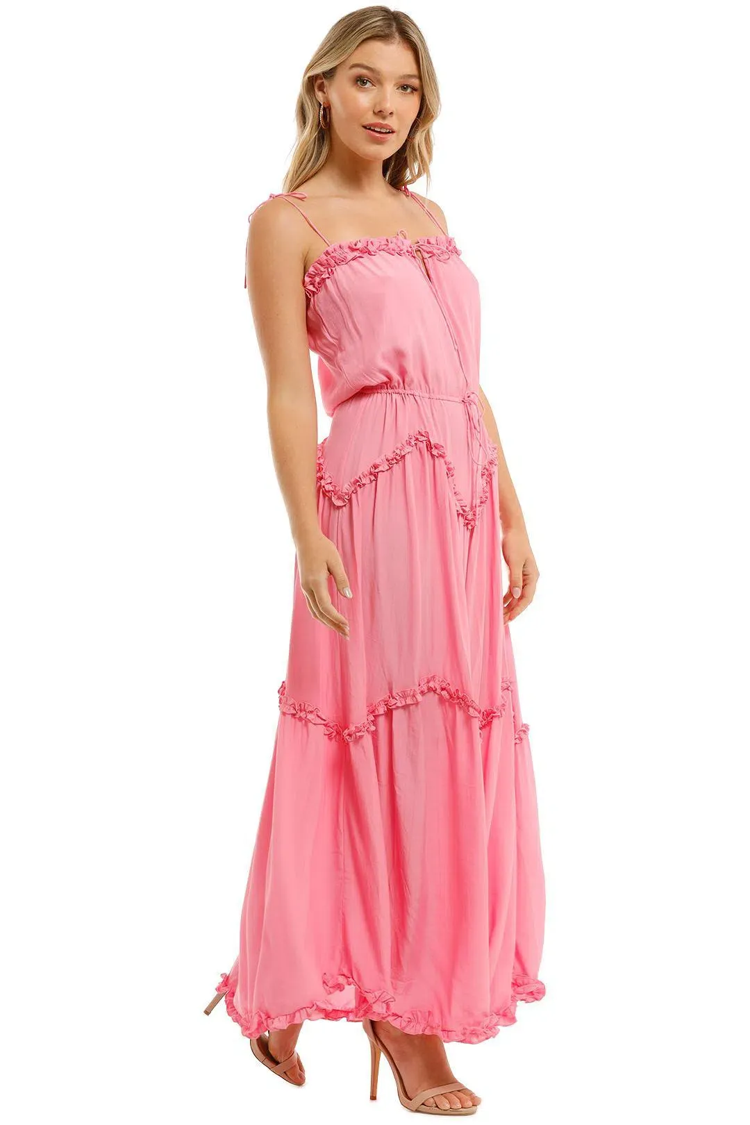 SWF Dynamic Maxi Dress Pink Size S/AU 8 for rent on The Volte - main image
