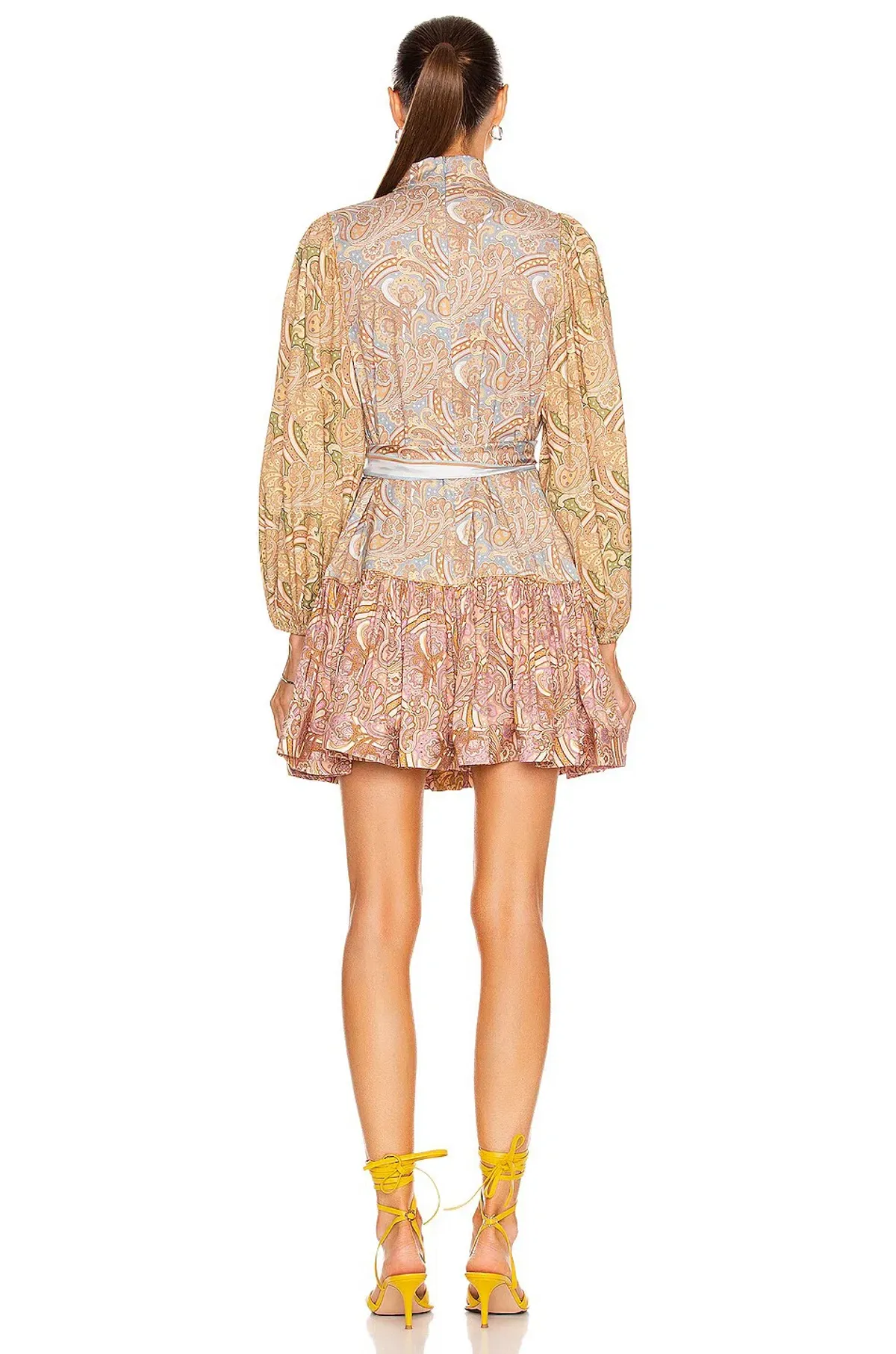 Zimmermann Tempo Silk Mini Dress Print Size 0/Au 8 - Image 2