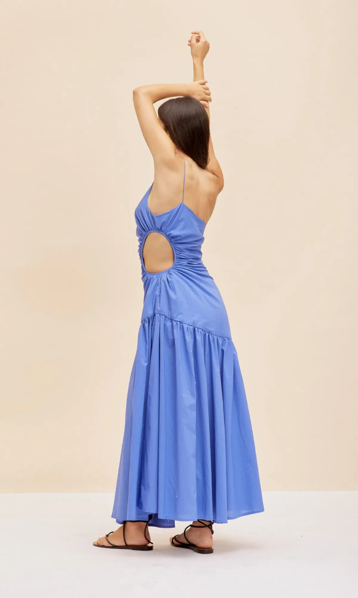 Ruby Bettina Cut Out Dress Blue Size 10 - Image 2