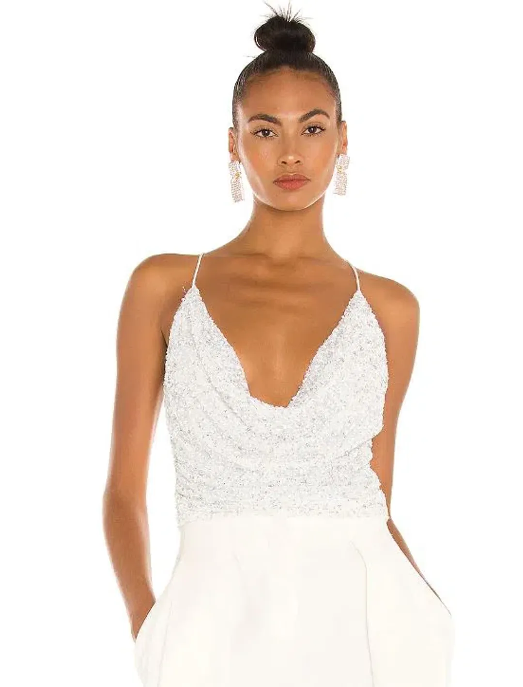 Retrofete Michal Top White Size 8 for rent on The Volte - main image