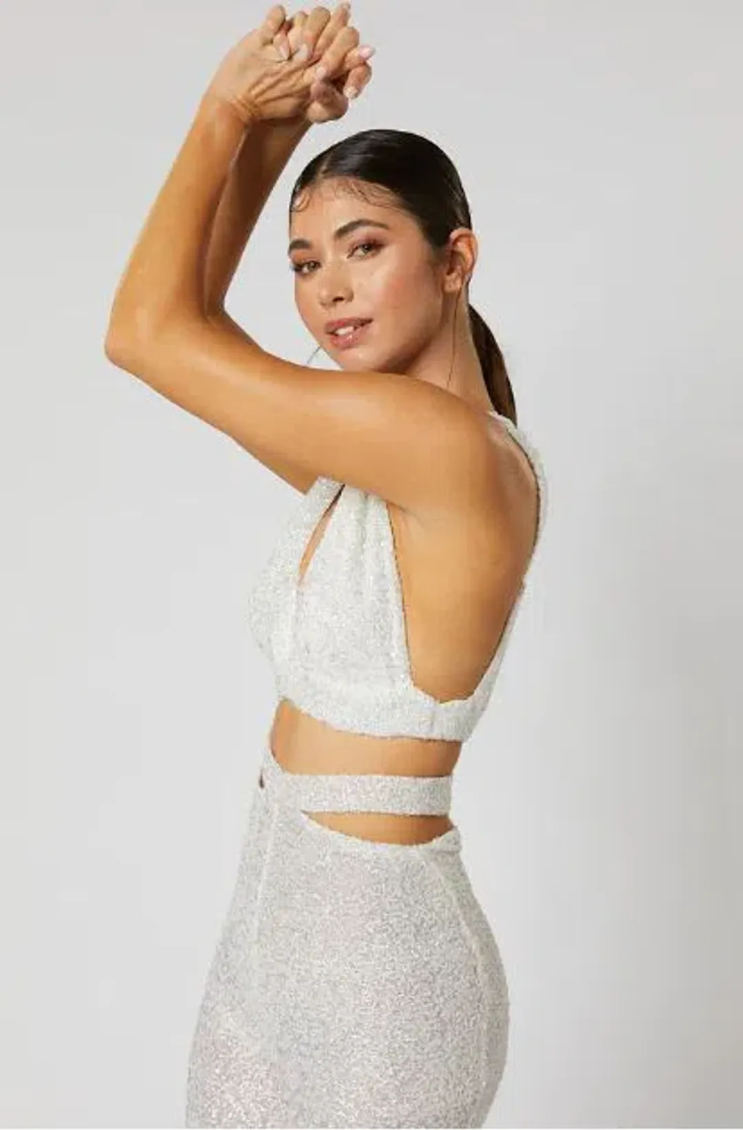 Winona Husk Top & Pant Set White Size 8 for rent on The Volte - main image