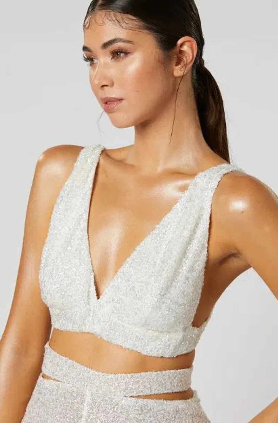 Winona Husk Top & Pant Set White Size 8 for rent on The Volte - main image