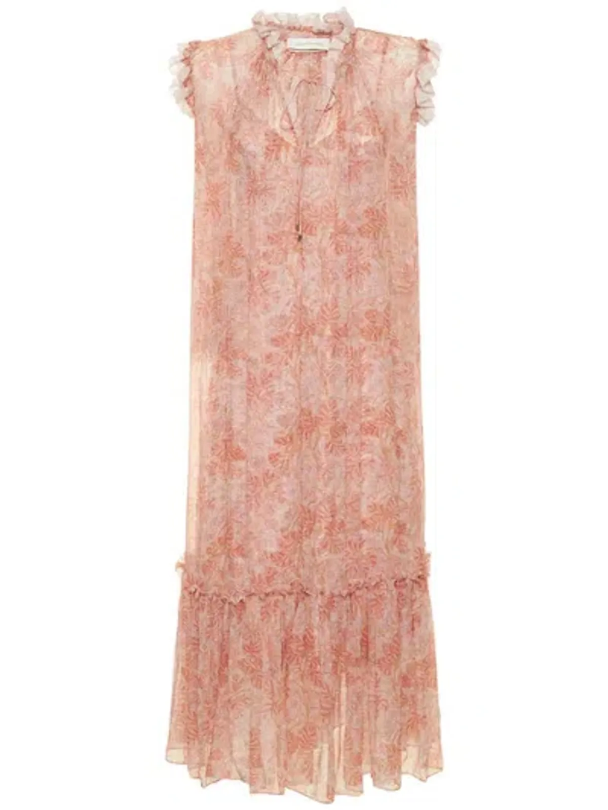 Zimmermann Kaleidoscope Picnic Dress Blush Size AU 6 - Image 3
