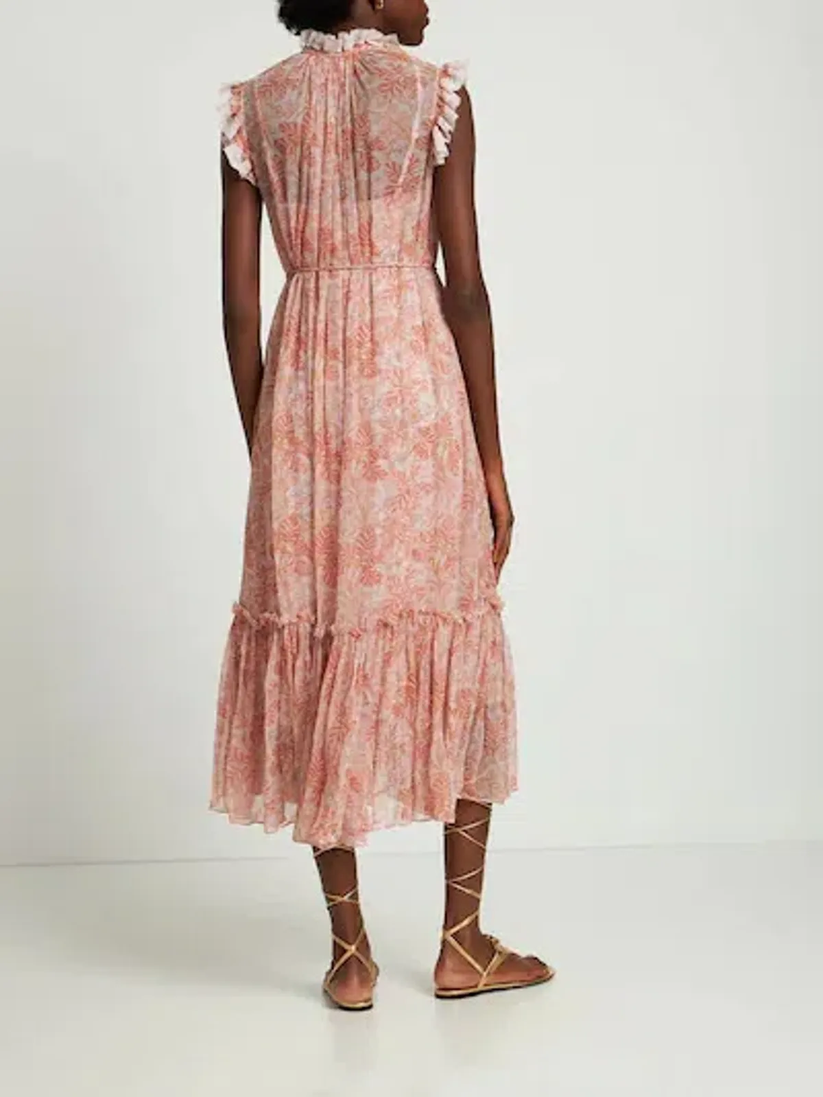 Zimmermann Kaleidoscope Picnic Dress Blush Size AU 6 - Image 2