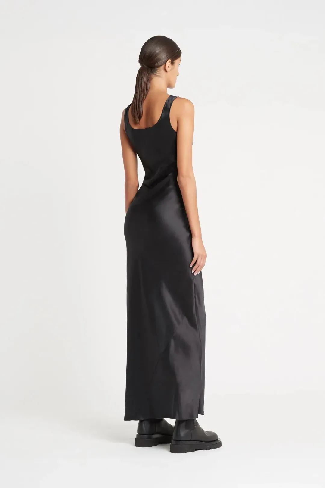 Sir the Label Editta Bias Dress Black Size 2 / AU 10 for rent on The Volte - main image